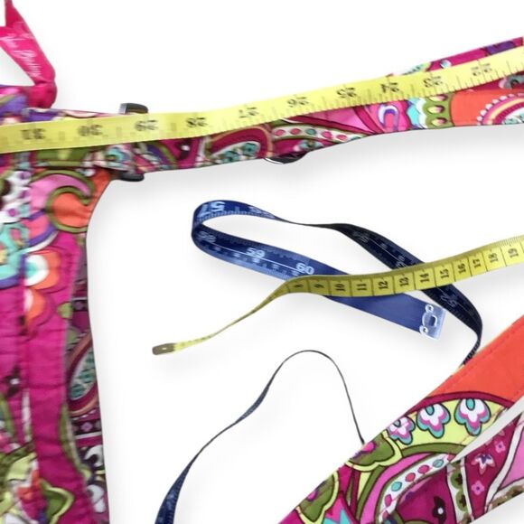 VERA BRADLEY Pink Swirls Multi-Pocket Quilted Crossbody Bag - Picture 5 of 7